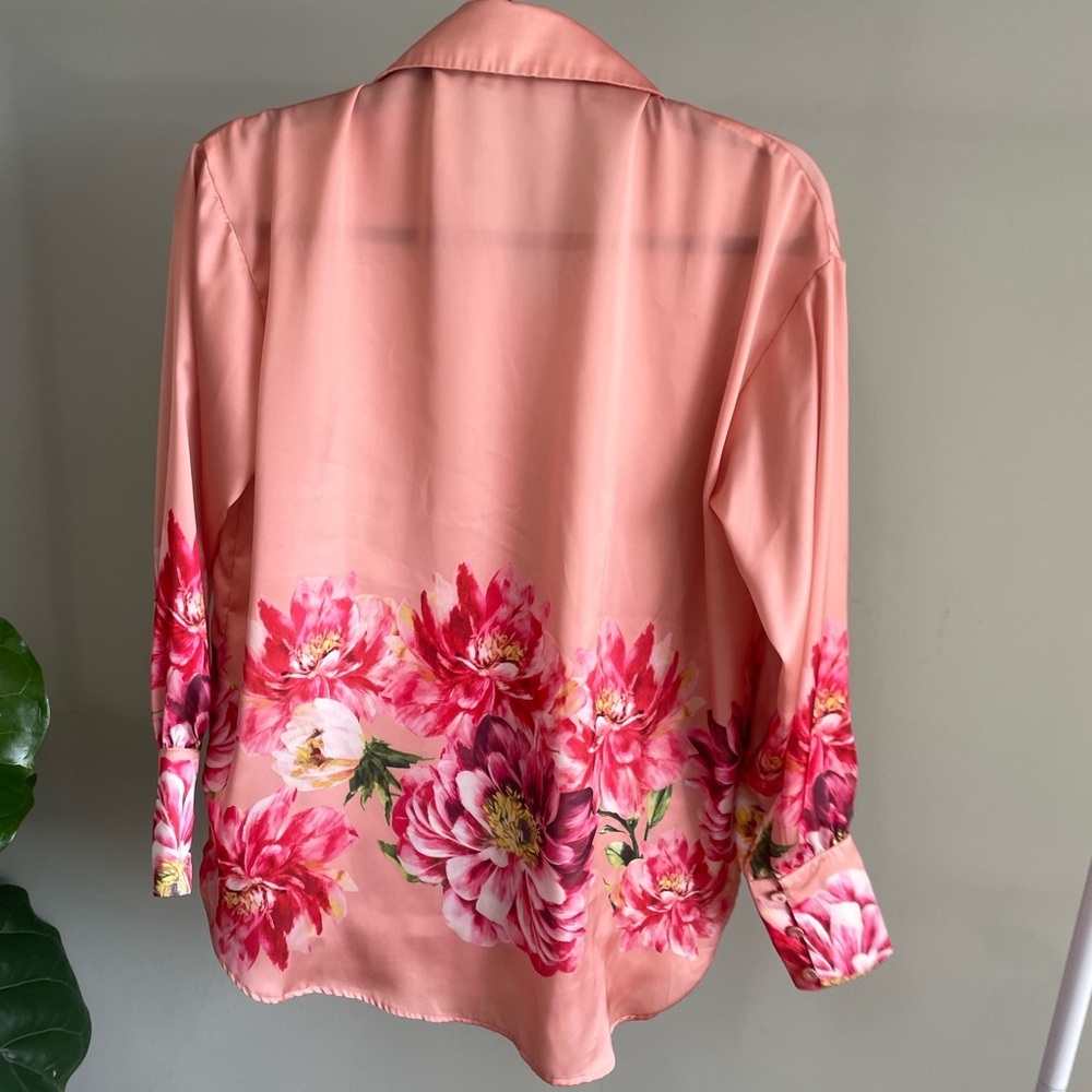 Catherine Malandrino Floral Blouse Size XS - Picture 2 of 4